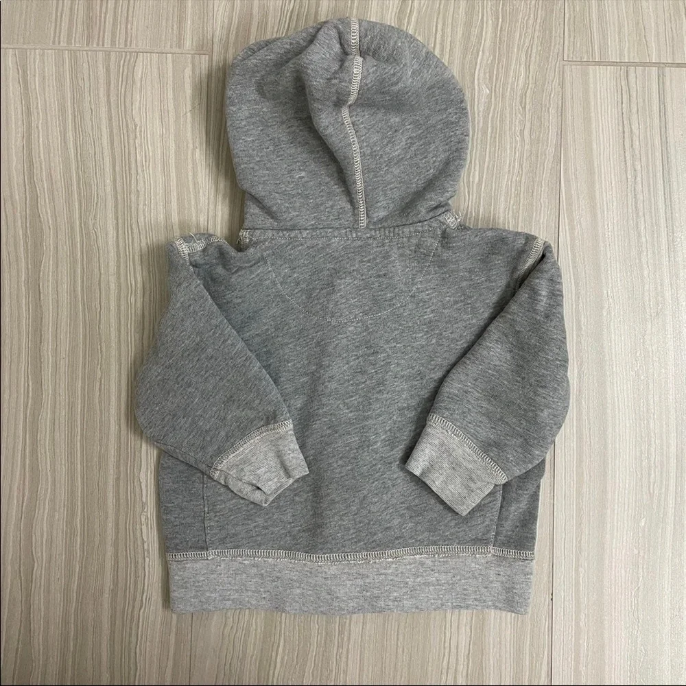 Baby Gap G Union Worker Hoodie Full Zip Size 12-18M Cozy Kids Sweatshirt